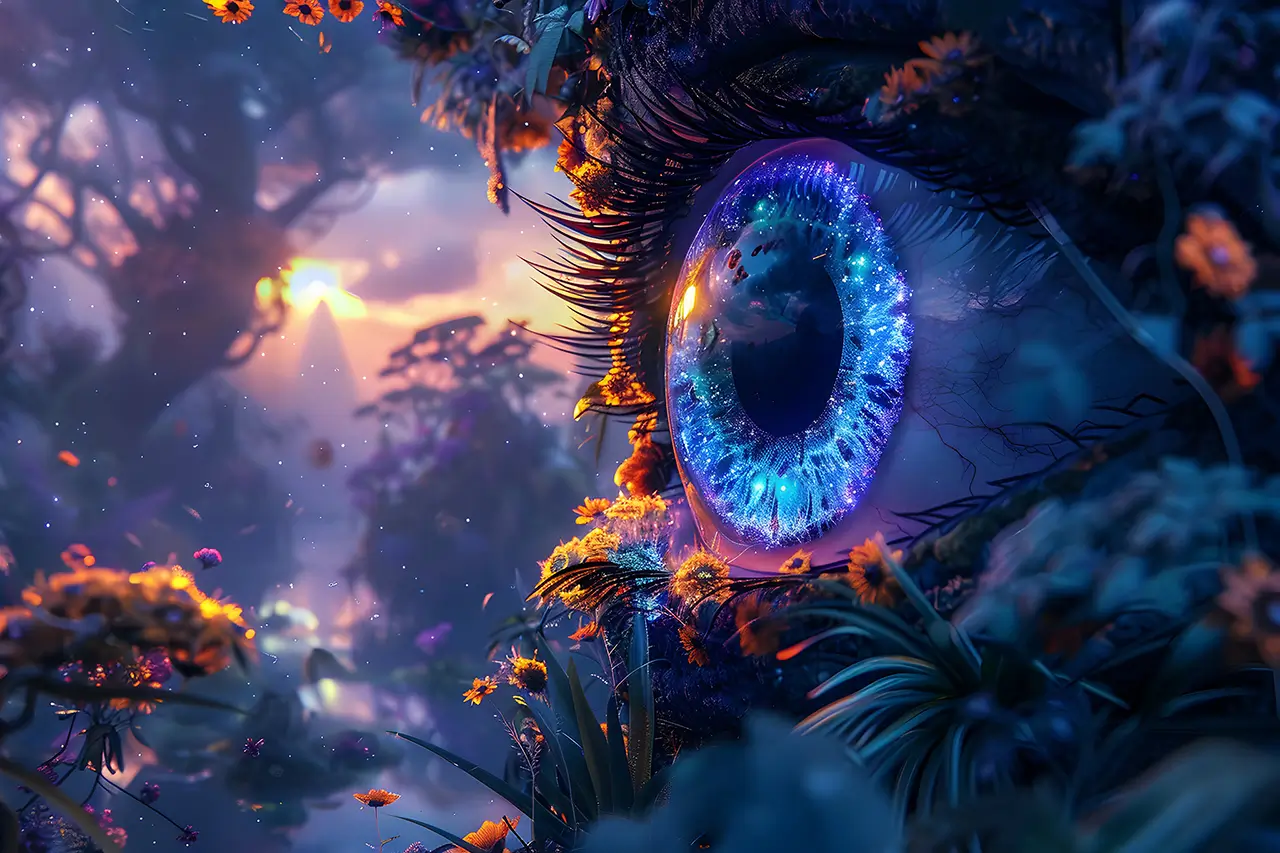 fantasy eye illustrated